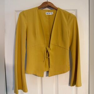 XS tiger mist tie front top